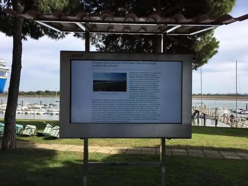 A stainless steel LCD enclosure unit.