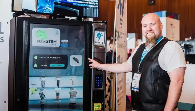Enhancing vending machines with digital signage APIs