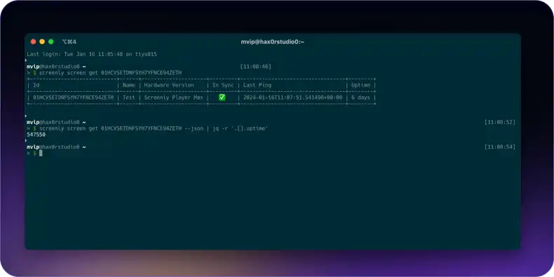 Screenly CLI