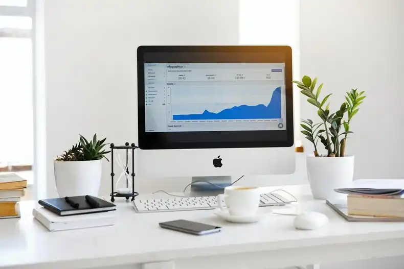 A view of digital signage software.