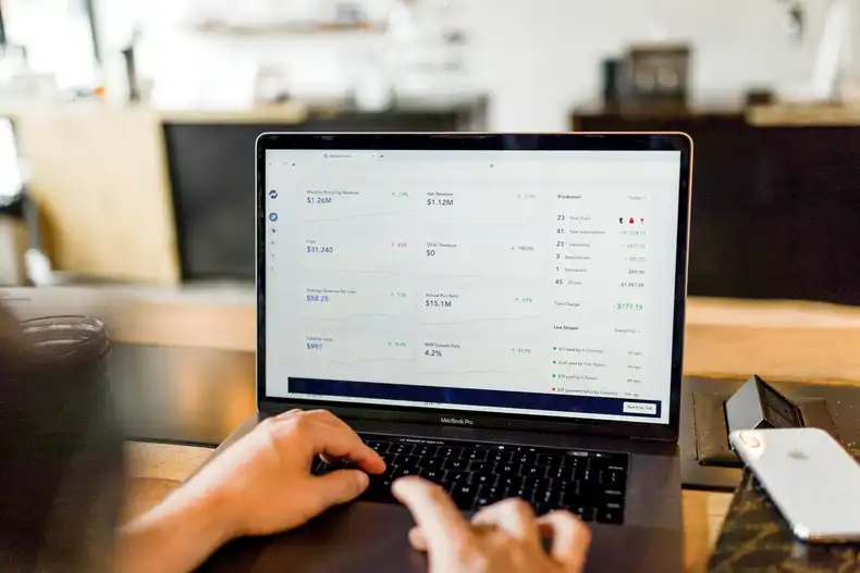 A sample dashboard