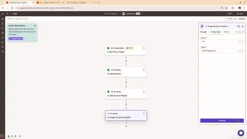 How to create a multi-step Zap